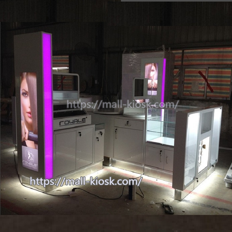 hair straightener kiosk