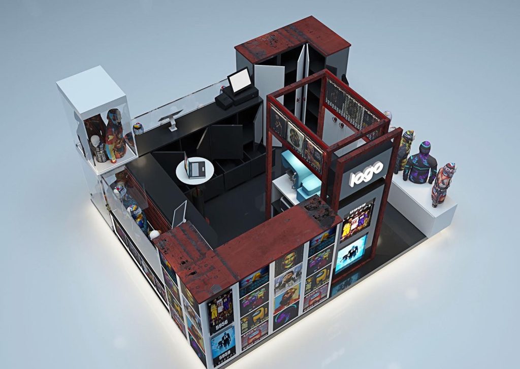 clothing kiosk