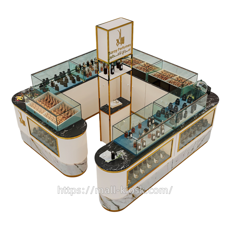 cosmetics display kiosk