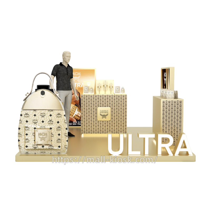 open perfume kiosk