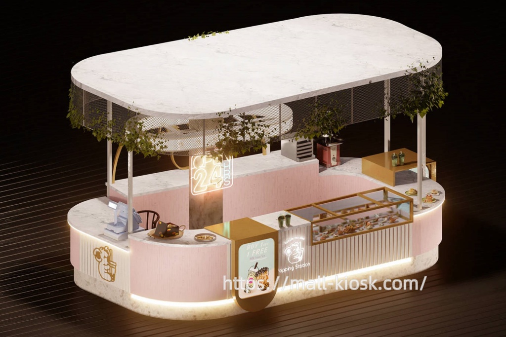 bubble tea kiosk
