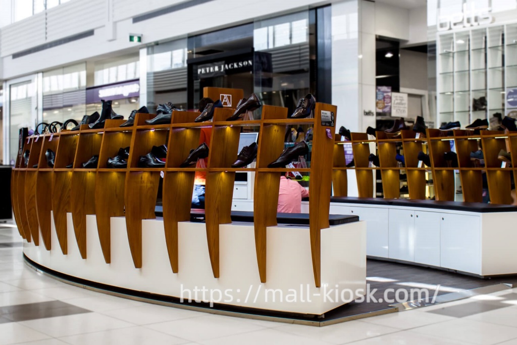 mens shoes kiosk