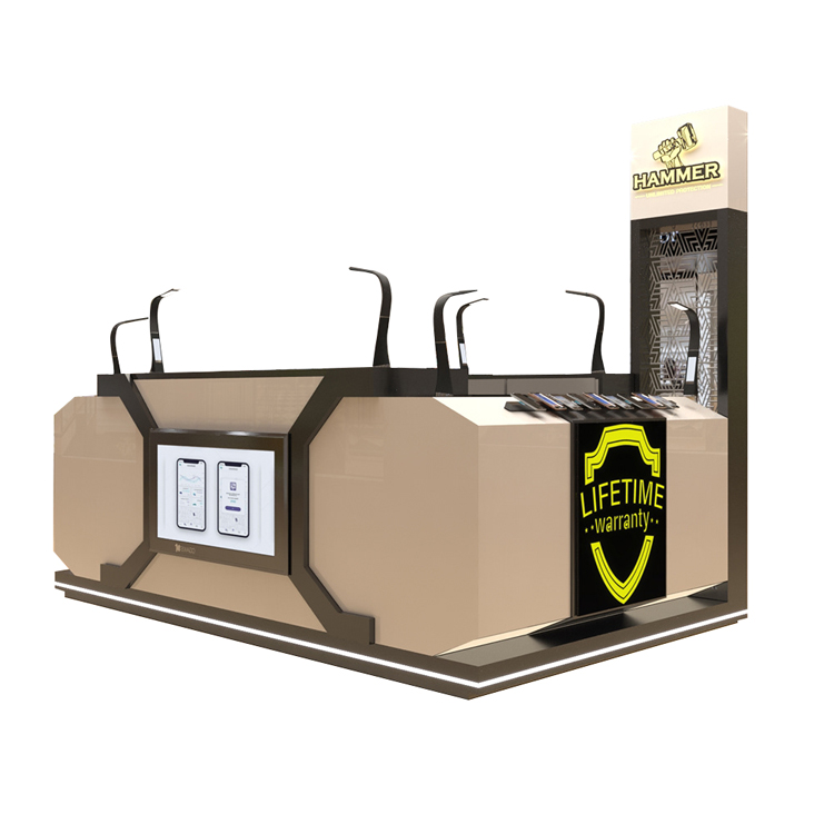 Mall phone kiosk design