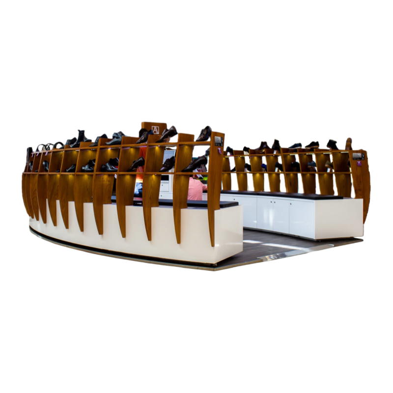 leather shoes kiosk